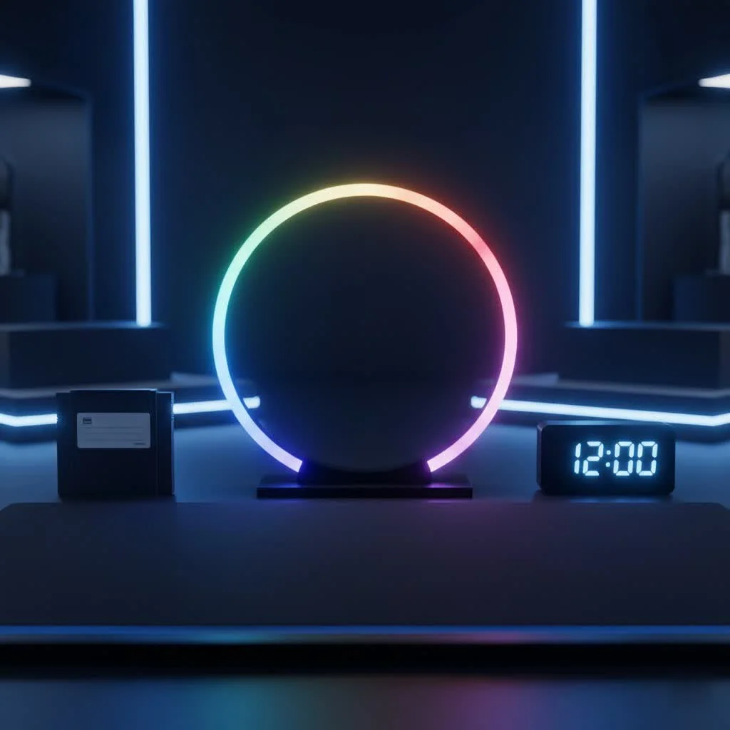 Bright 120V LED strip lights illuminating a modern interior